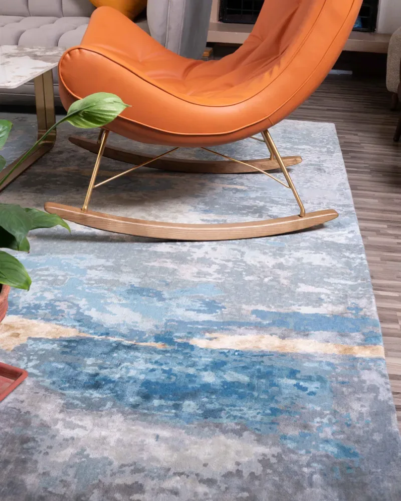 Hand-knotted rugs, built to order.