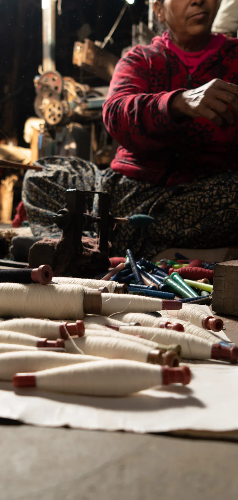 Hand-knotted rugs from the Kathmandu valley