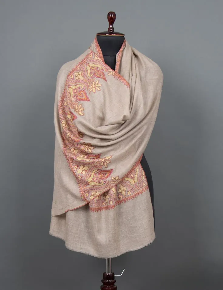 Embroidered Pashmina Shawl view 5